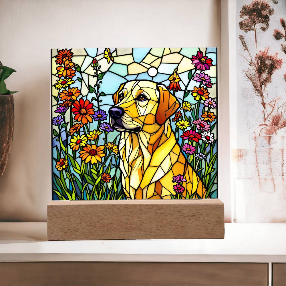 Labrador Retriever Lighted Plaque