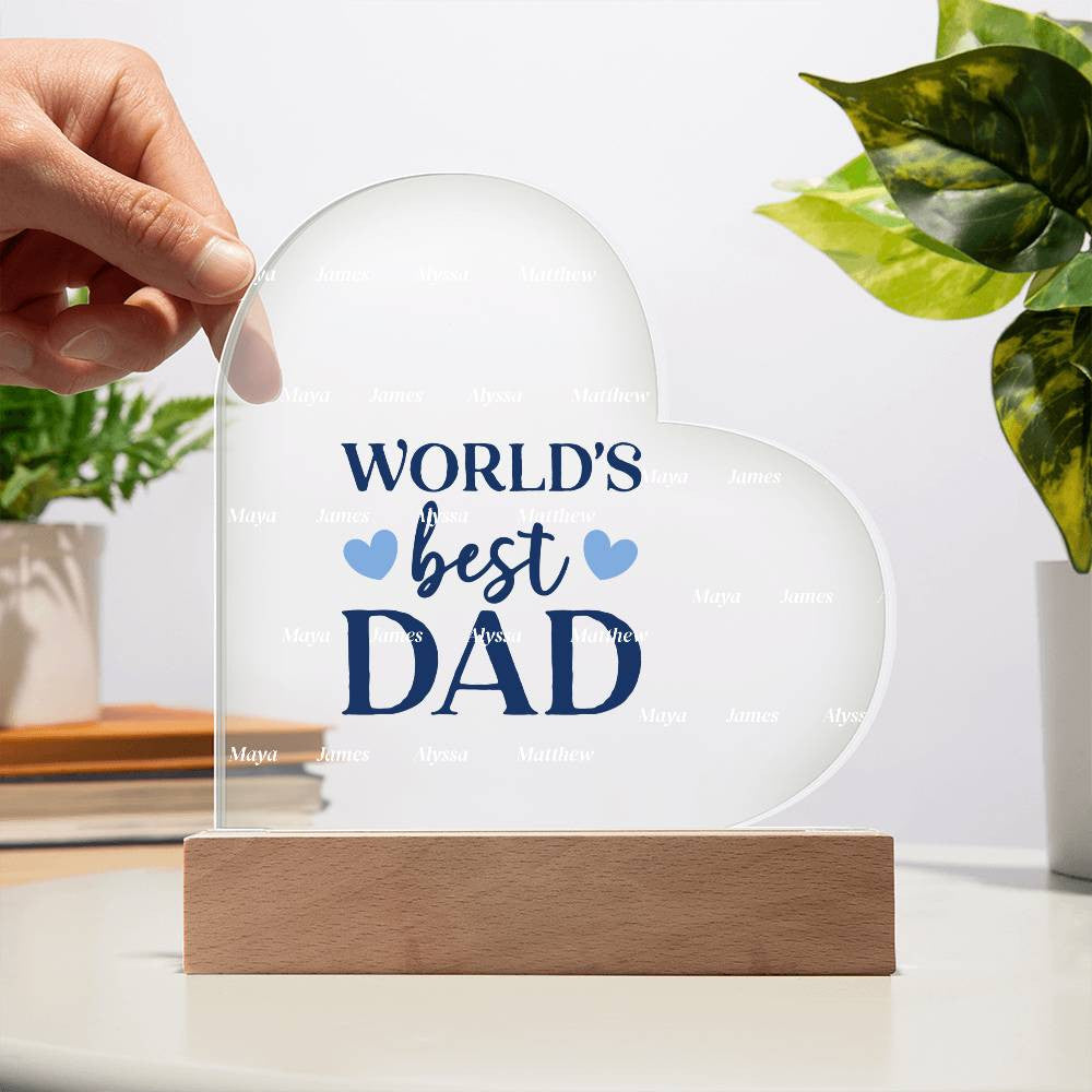 Acrylic Heart Plaque-[Heartfelt Family Gift]