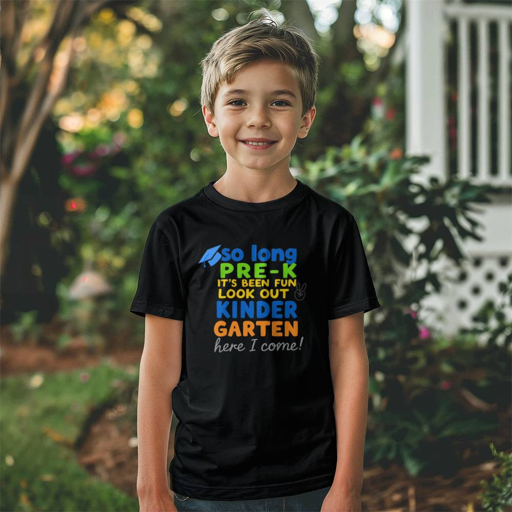 So Long Pre-K Graduation T-shirt for Child-[Heartfelt Family Gift]