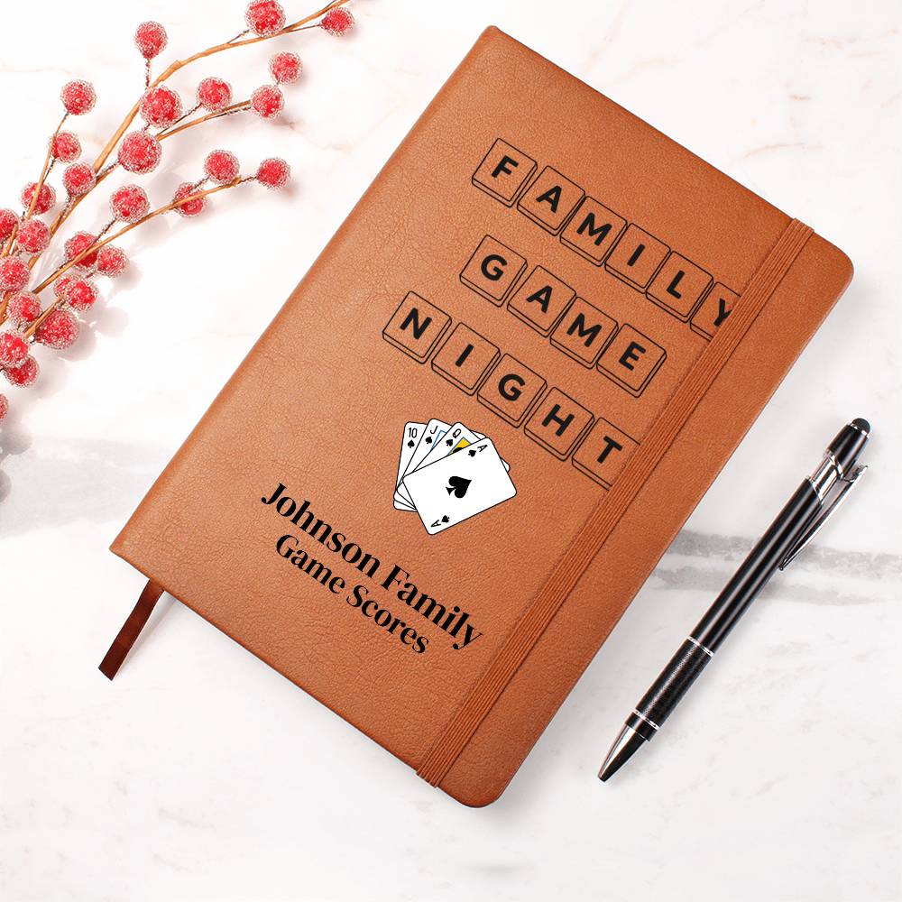 Family Game Night Game Scorebook