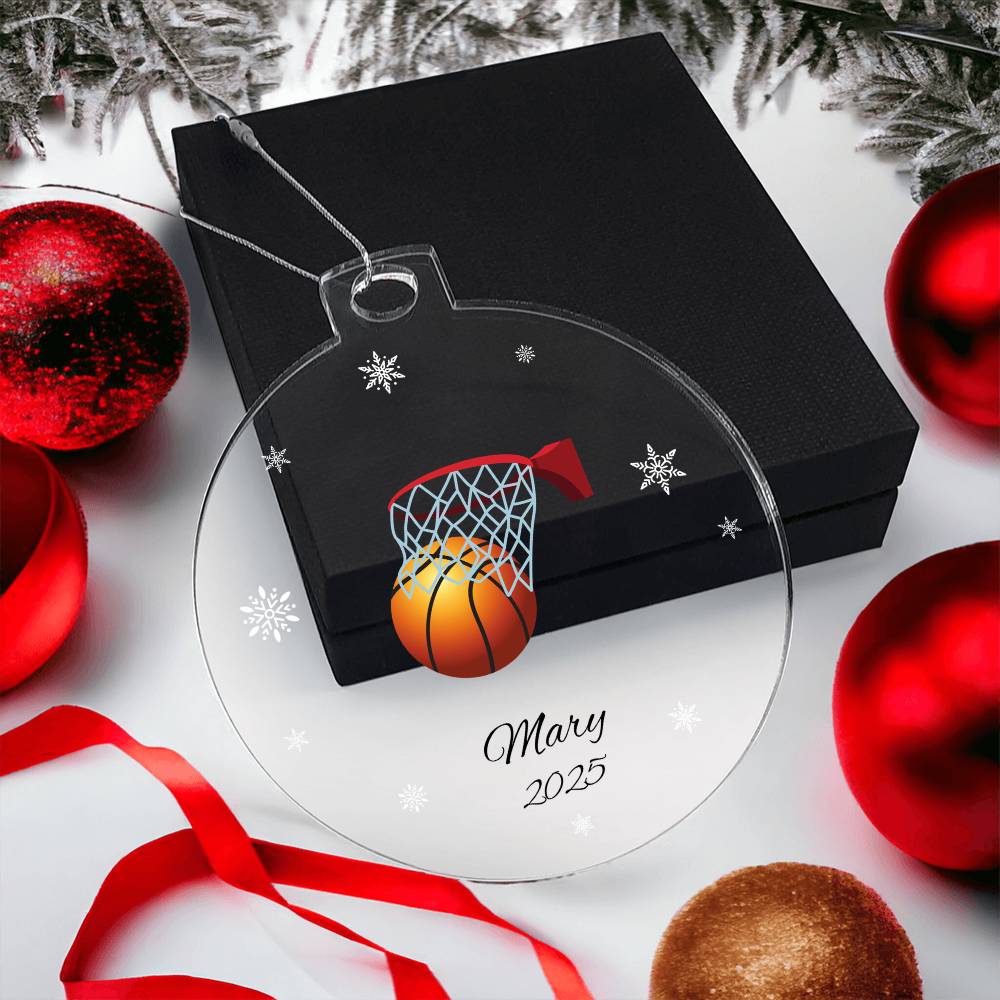 baseball christmas tree ornament Acrylic Ornament Plaque
