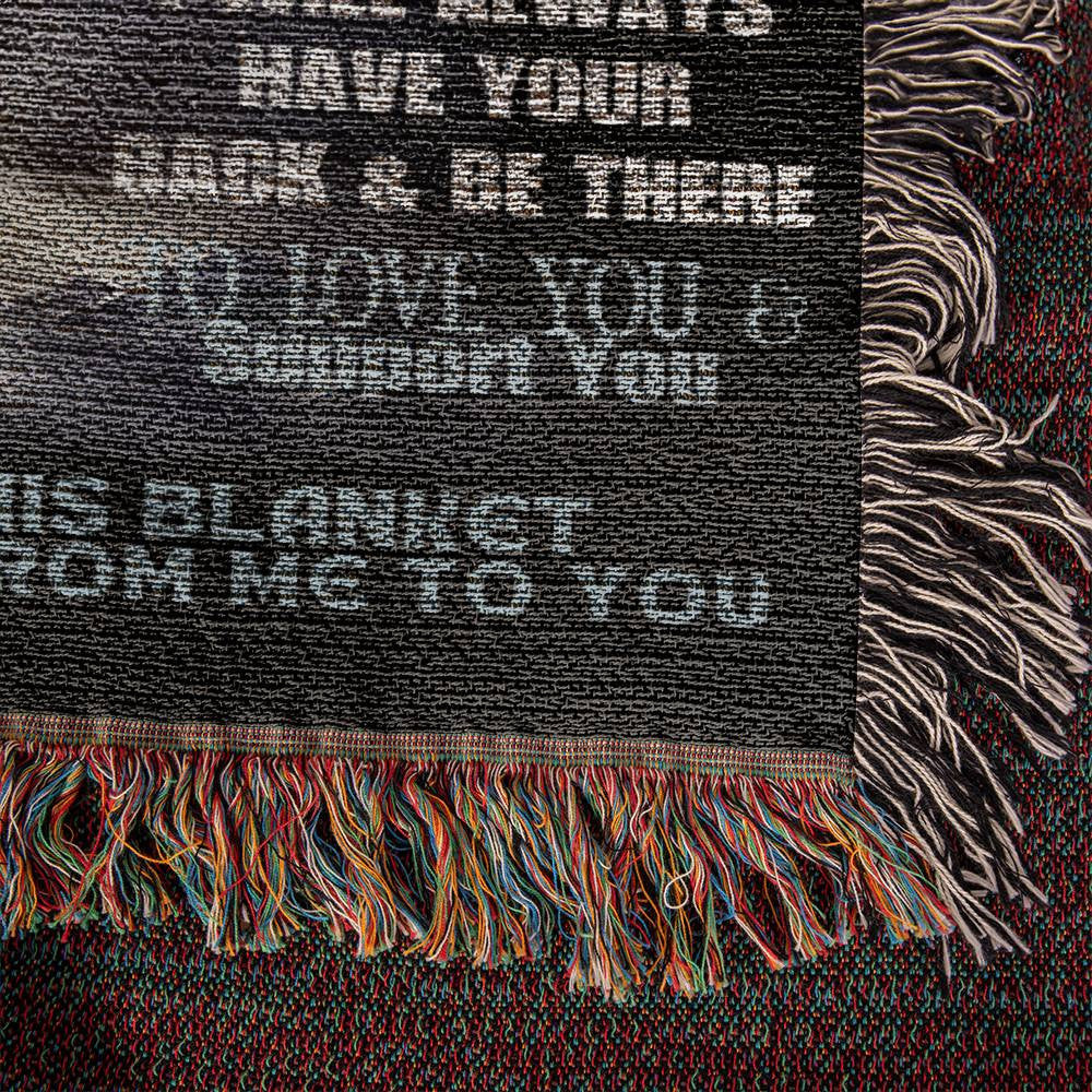 Granddaughter Woven Blanket-[Heartfelt Family Gift]