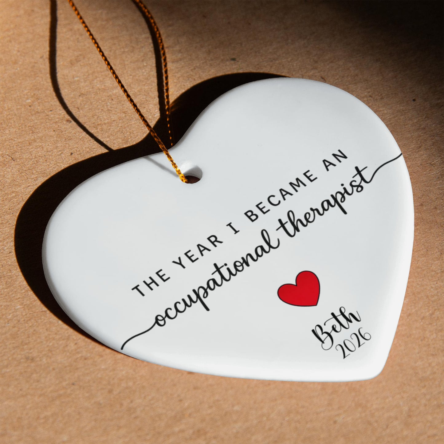 1st Christmas As An Occupational Therapist Ornament