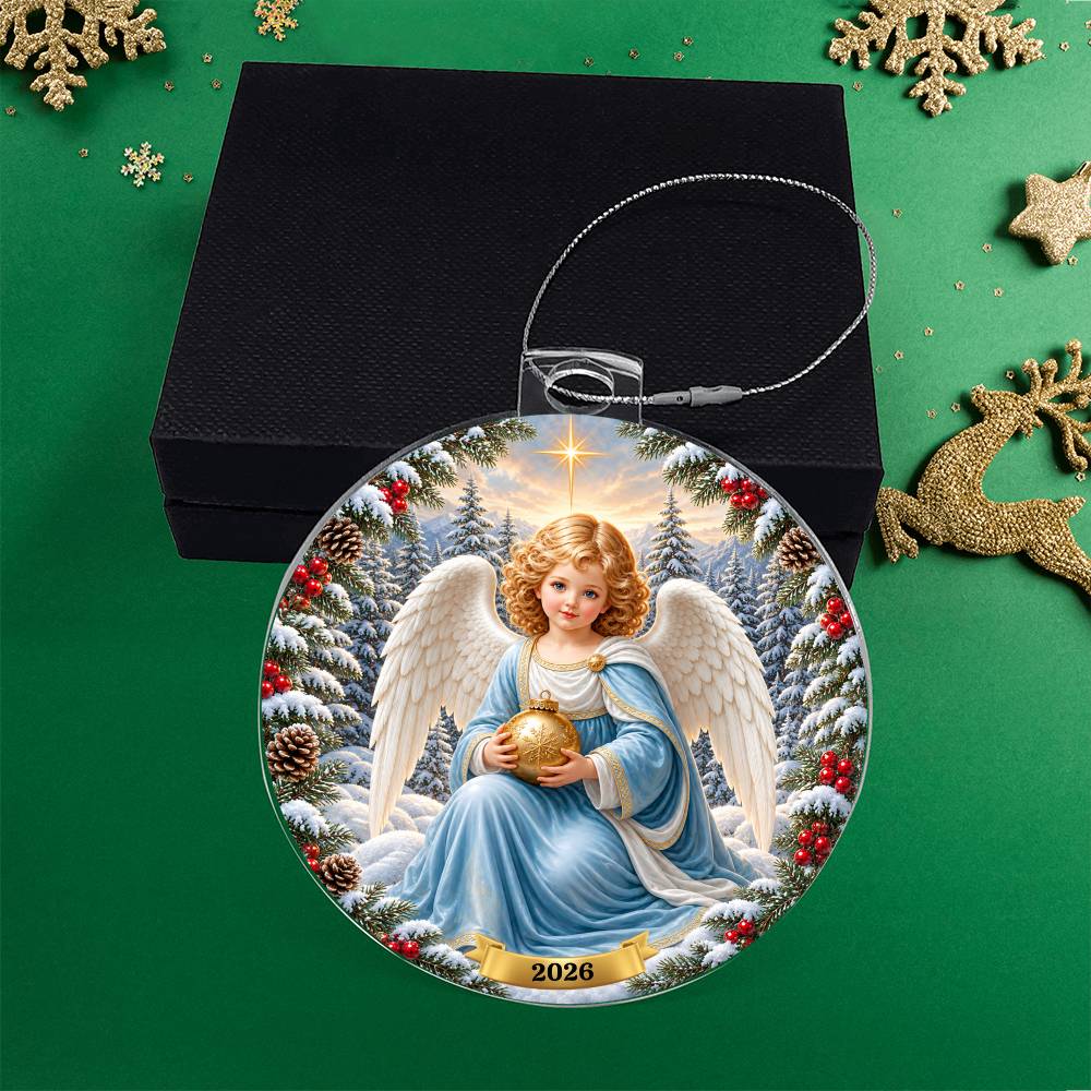 Angel Cherub Christmas Tree Ornament