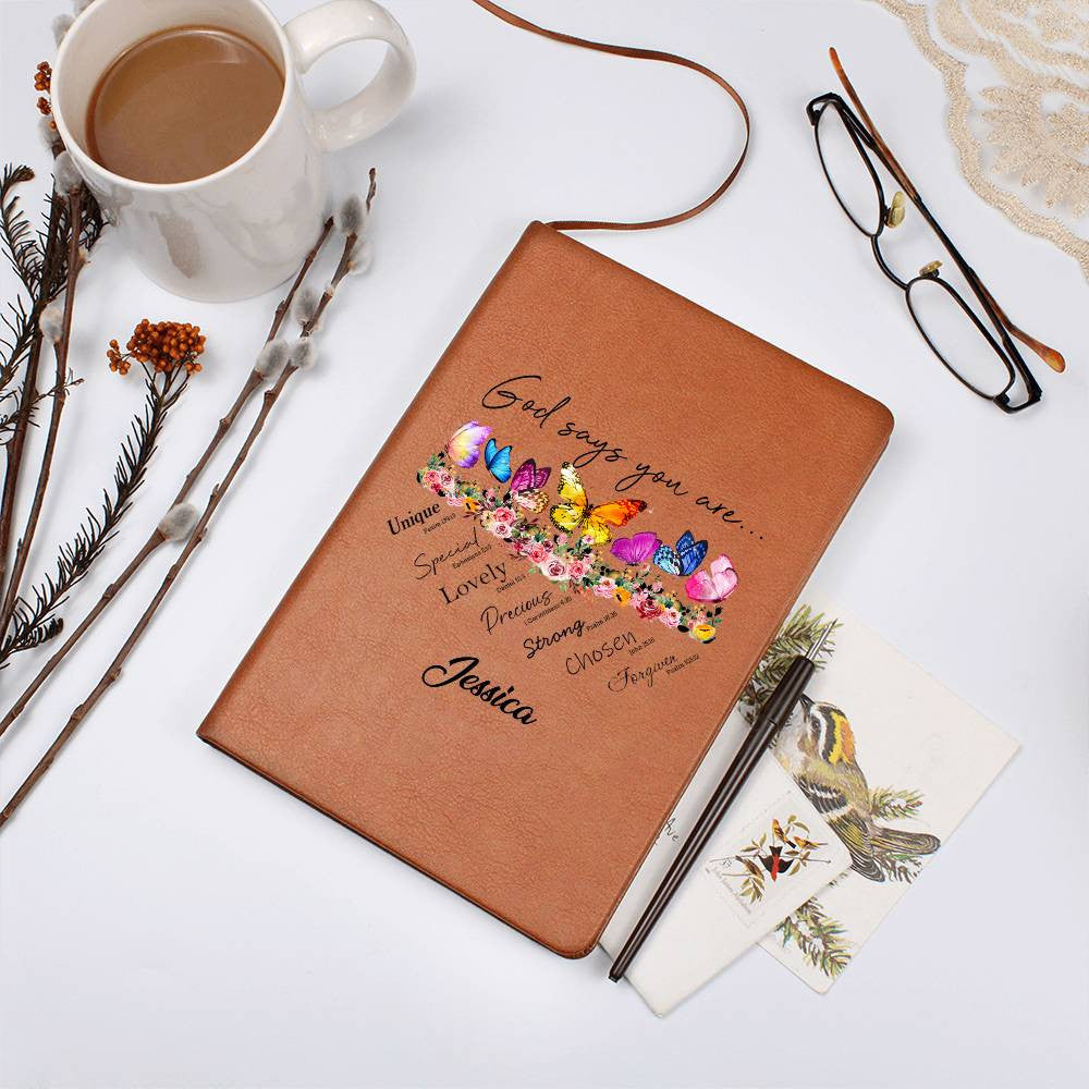 Butterfly God Says You Are Journal-[Heartfelt Family Gift]