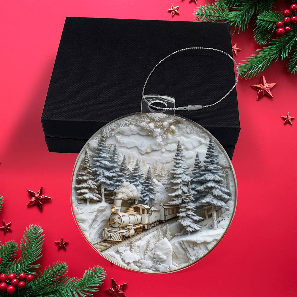Acrylic Christmas Ornament-[Heartfelt Family Gift]