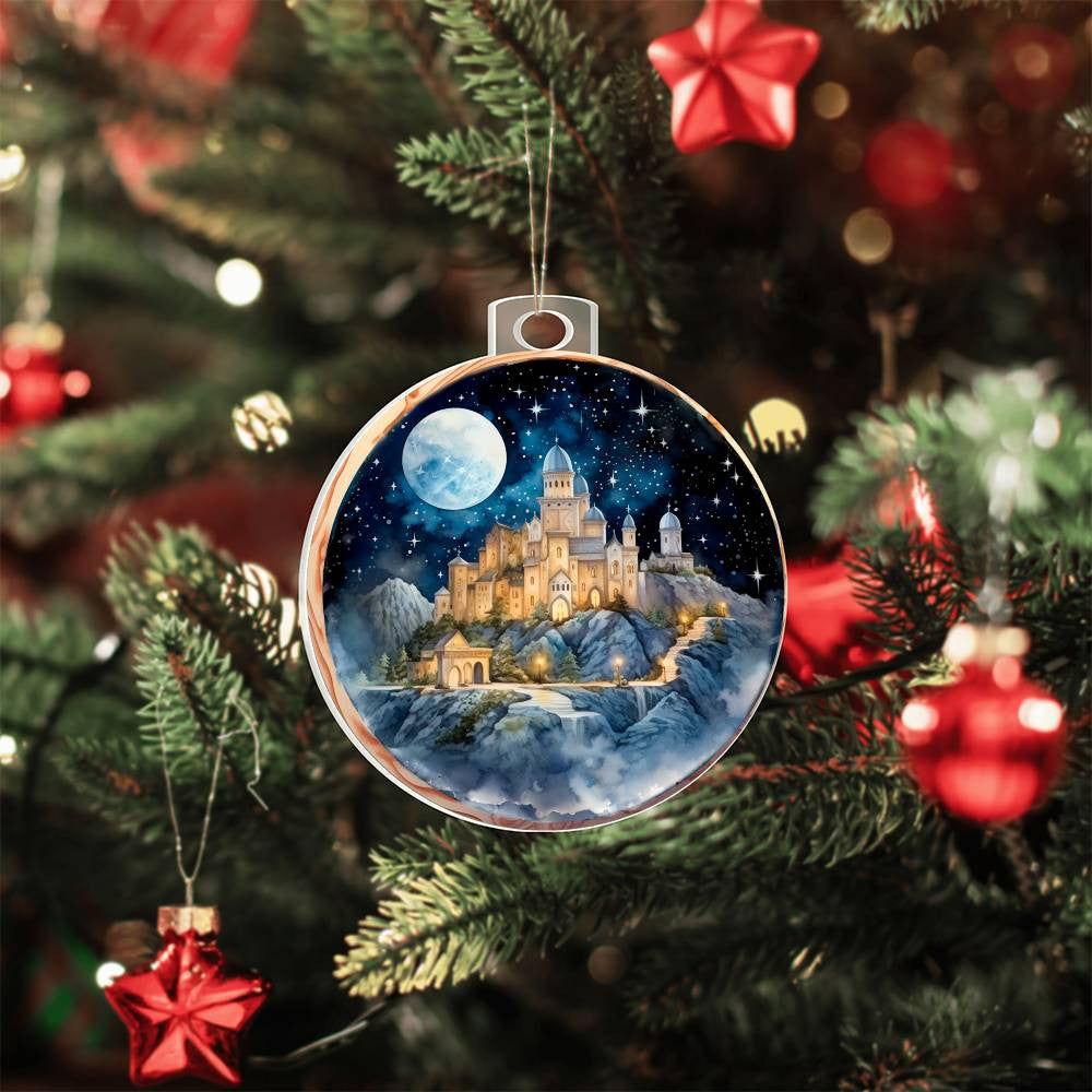 Acrylic Christmas Ornament-[Heartfelt Family Gift]