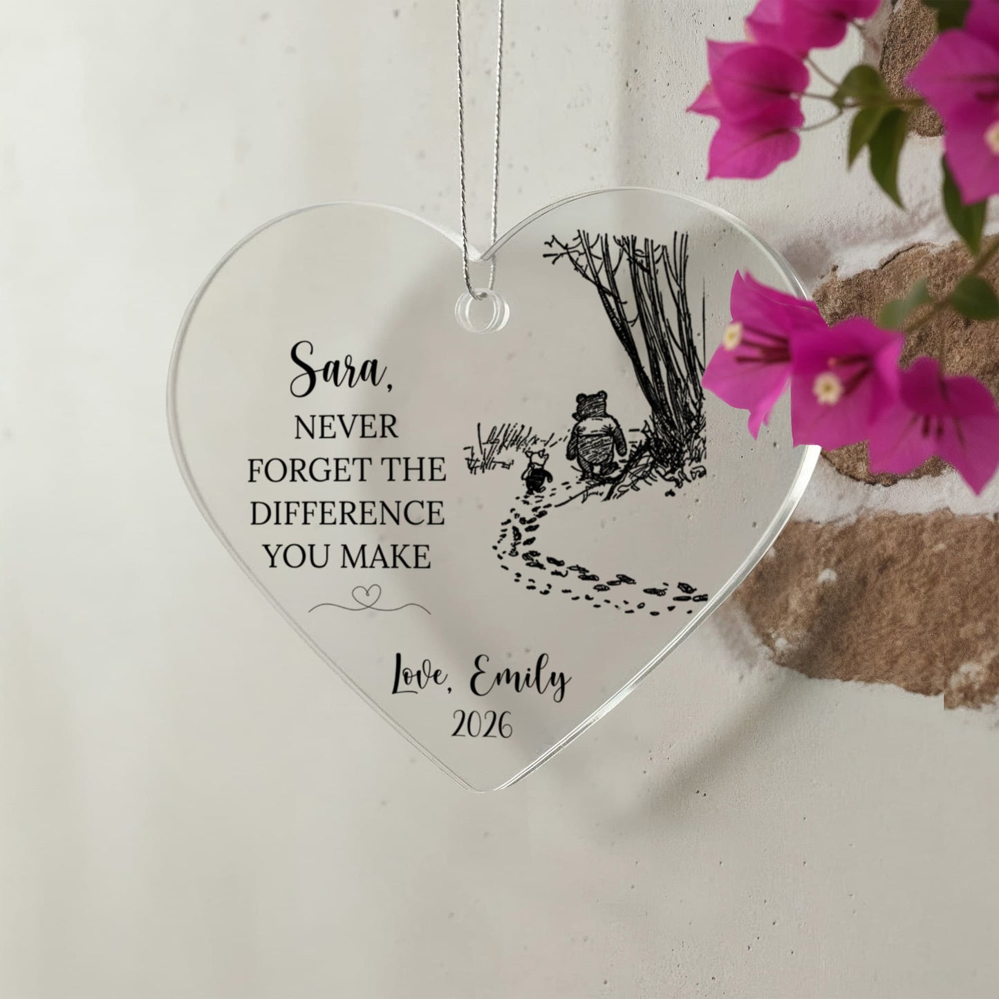 Difference Maker Heart Ornament