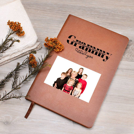 Grammy Personalized Keepsake Journal with Grandkids Names and Photo-[Heartfelt Family Gift]