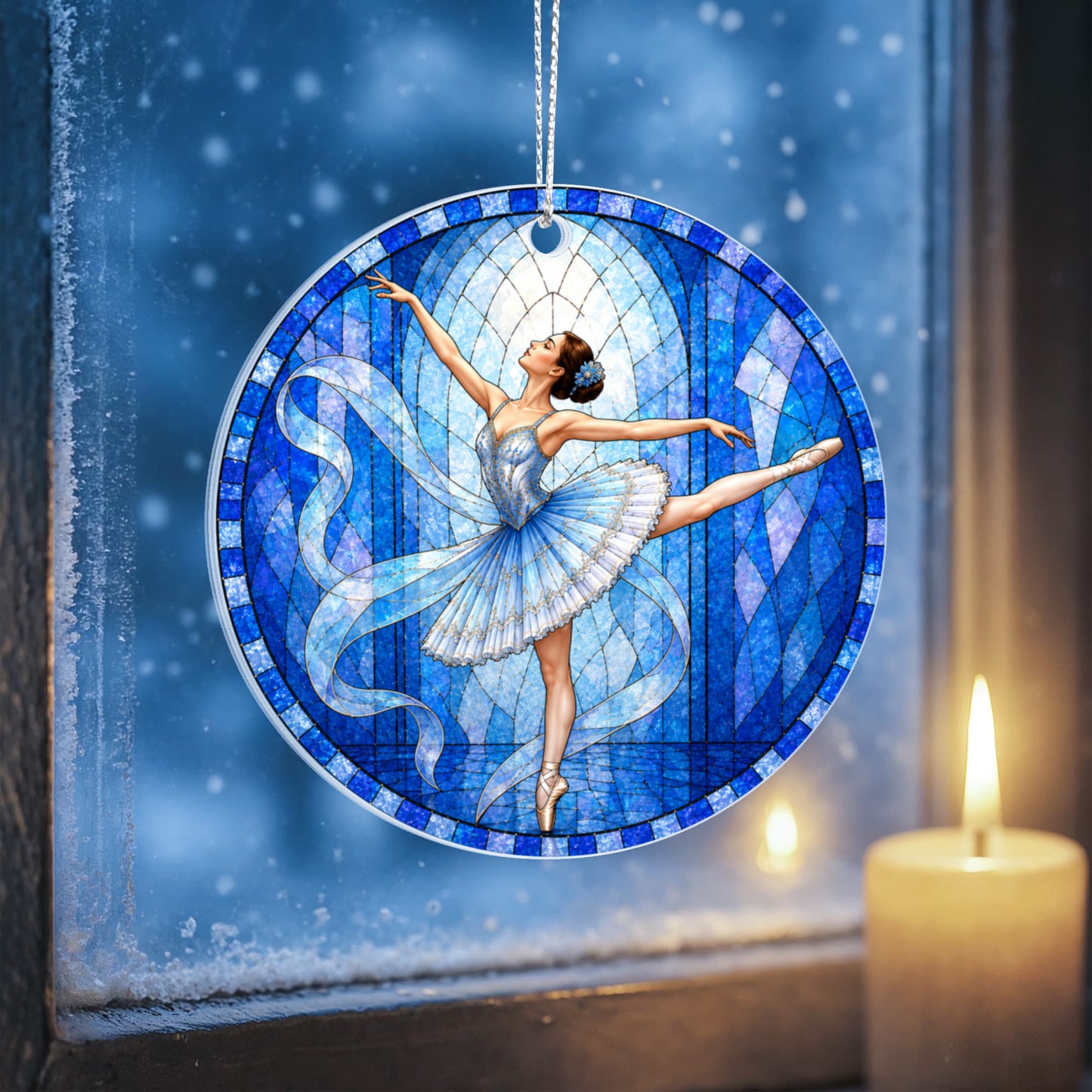 Ballerina Acrylic Christmas Ornaments