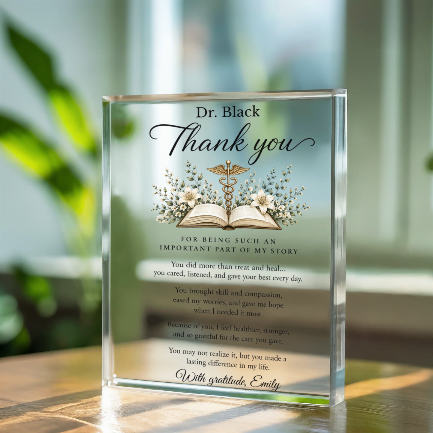 Doctor Thank You Appreciation Gift