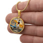 Lighthouse Engraved Necklace in Gold or Silver-[Heartfelt Family Gift]
