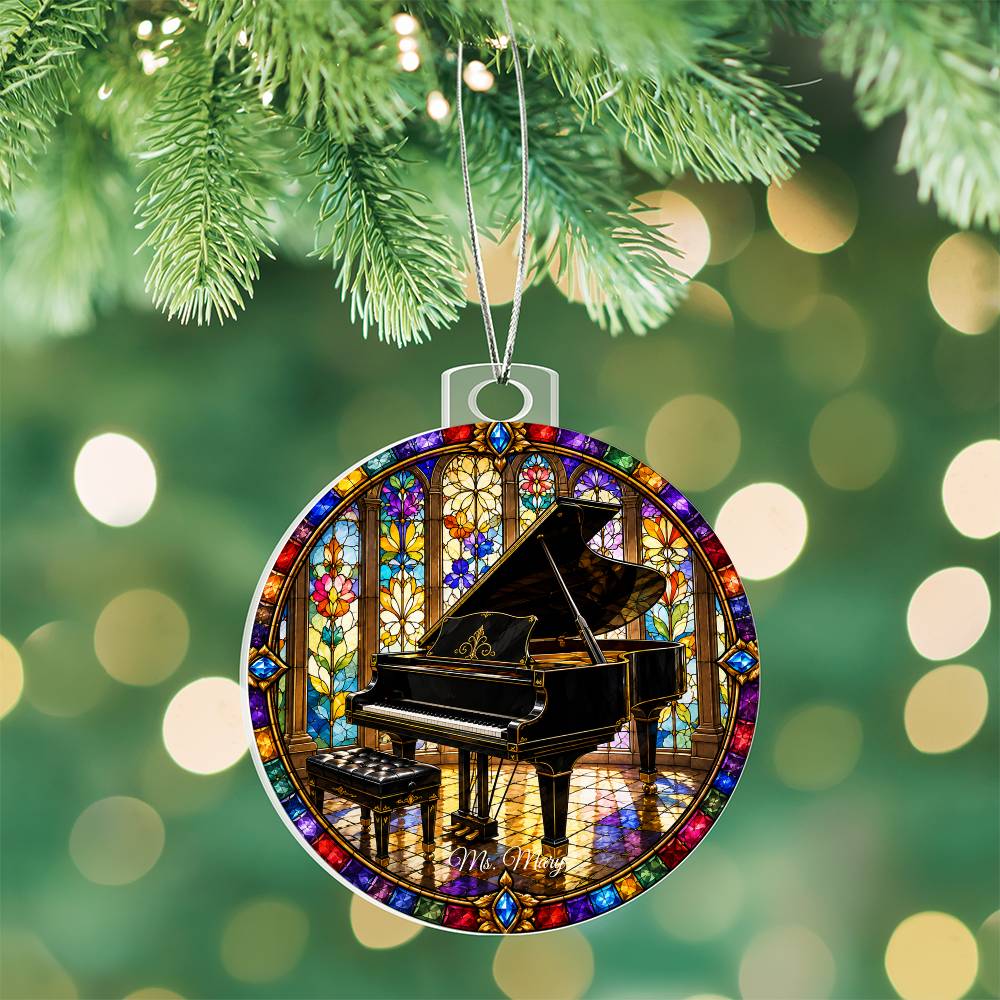 Piano Christmas Ornament Gift