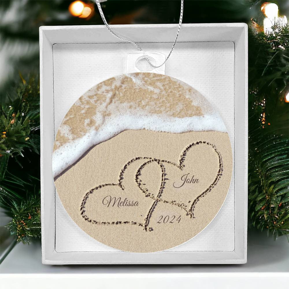 Beach Ornament for Couple-[Heartfelt Family Gift]