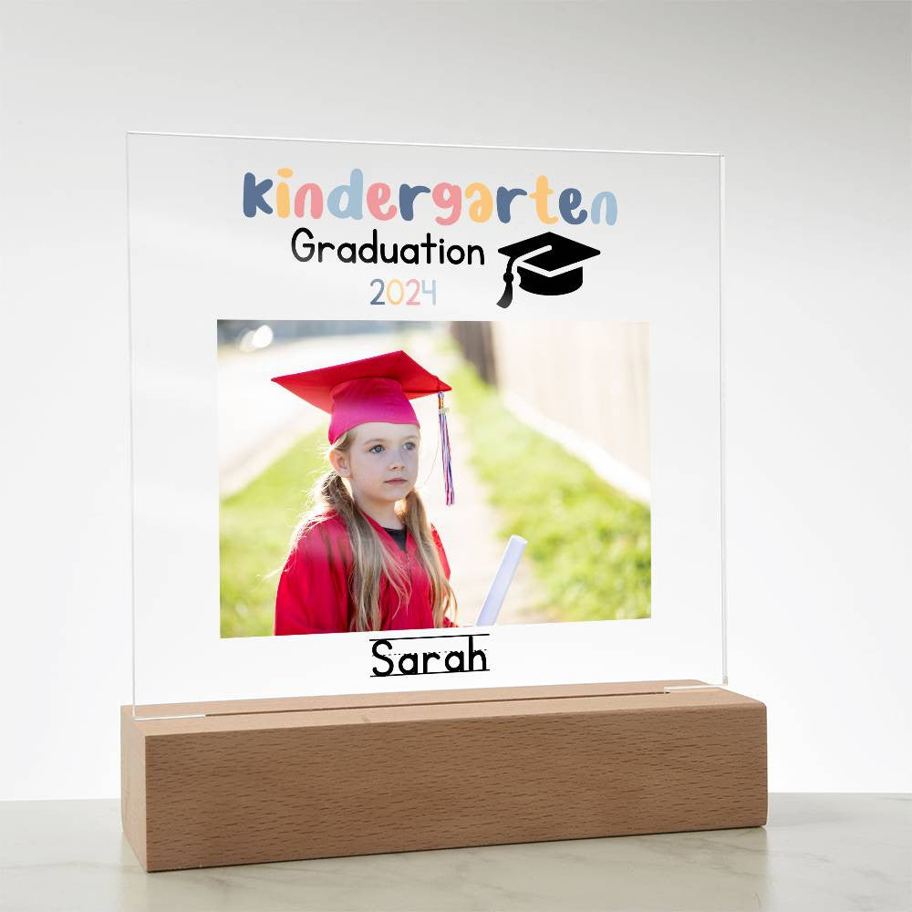 Personalized Kindergarten Graduation Photo Plaque Class of 2036-[Heartfelt Family Gift]