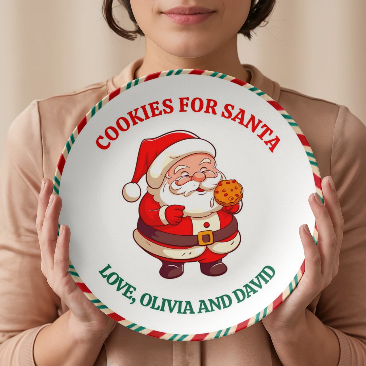 Cookies For Santa Plate