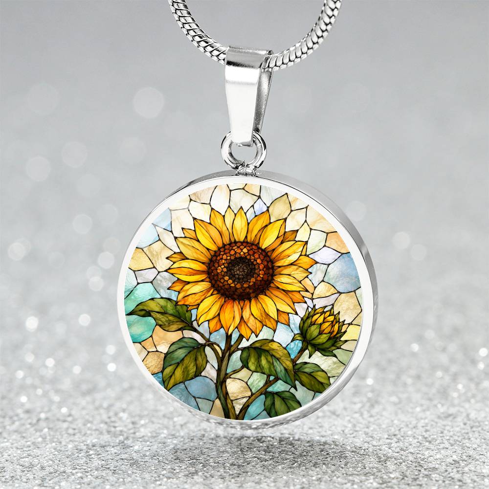 Personalized Flower Necklace