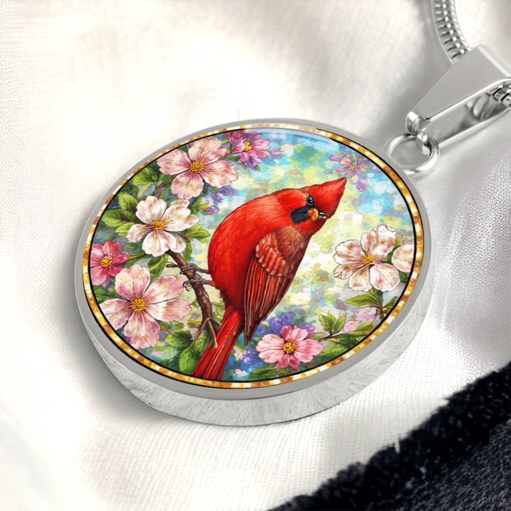 Cardinal Personalized Engraved Necklace Bracelet or Keychain