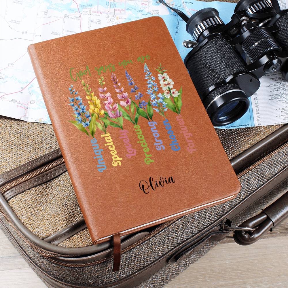 God Says You Are Floral Keepsake Journal