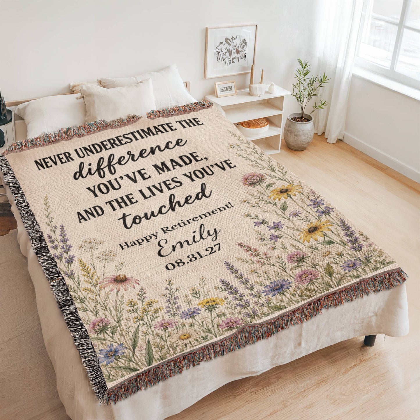 Difference Maker Woven Blanket