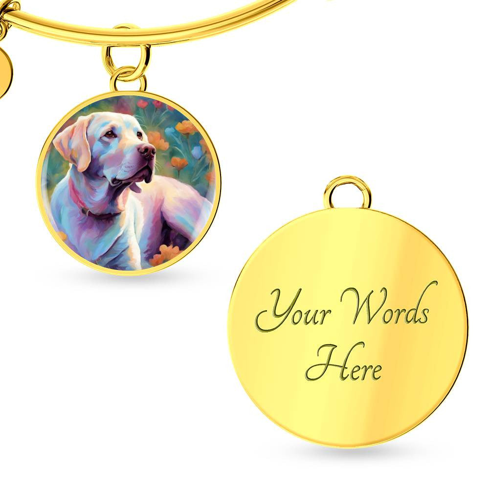 Labrador Retriever Pendant Necklace or Bangle Bracelet, Dog Breed Jewelry, Labrador Gift, Dog Lover Gift, Dog Jewelry, Dog mom gift, labrador  pendant, labrador mom-[Heartfelt Family Gift]