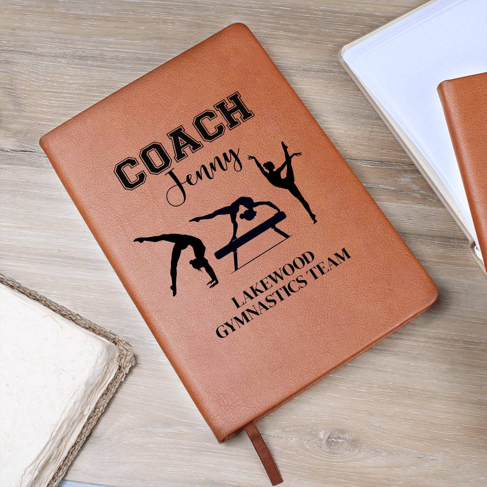 Gymnastics Coach Journal Gift