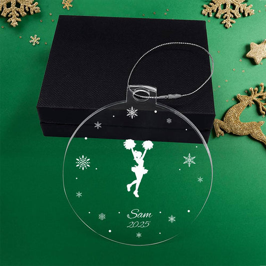 Cheerleader Christmas Tree Ornament