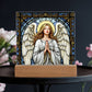 Guardian Angel Christmas Rememberance LED Plaque Decor-[Heartfelt Family Gift]