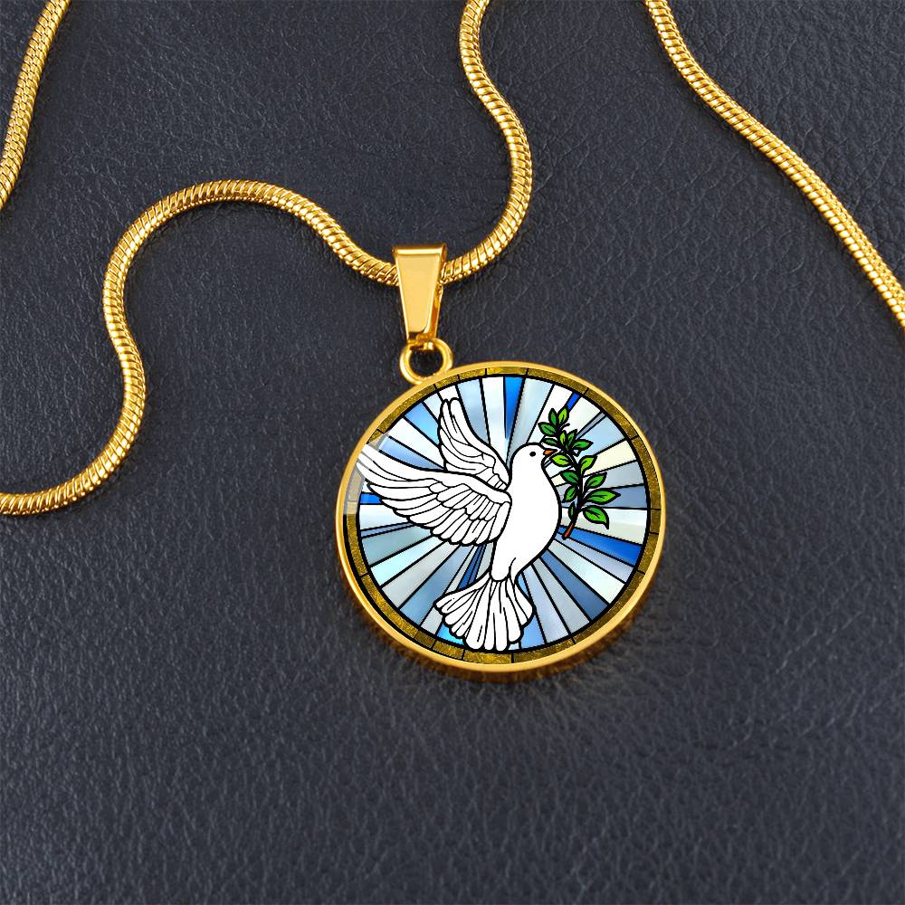 Peace Dove Pendant Necklace