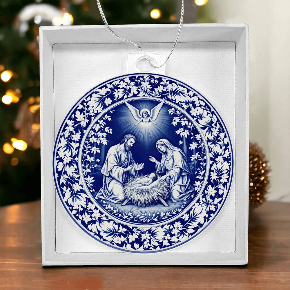 Nativity Acrylic Ornament