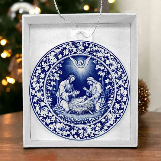 Nativity Acrylic Ornament