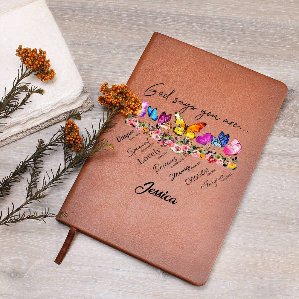 Butterfly God Says You Are Journal-[Heartfelt Family Gift]