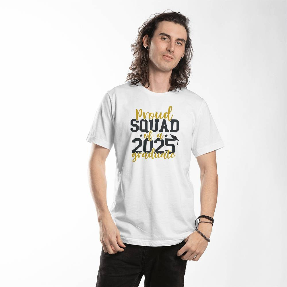 Proud Stepmom of a 2025 Graduate  T-Shirt-[Heartfelt Family Gift]