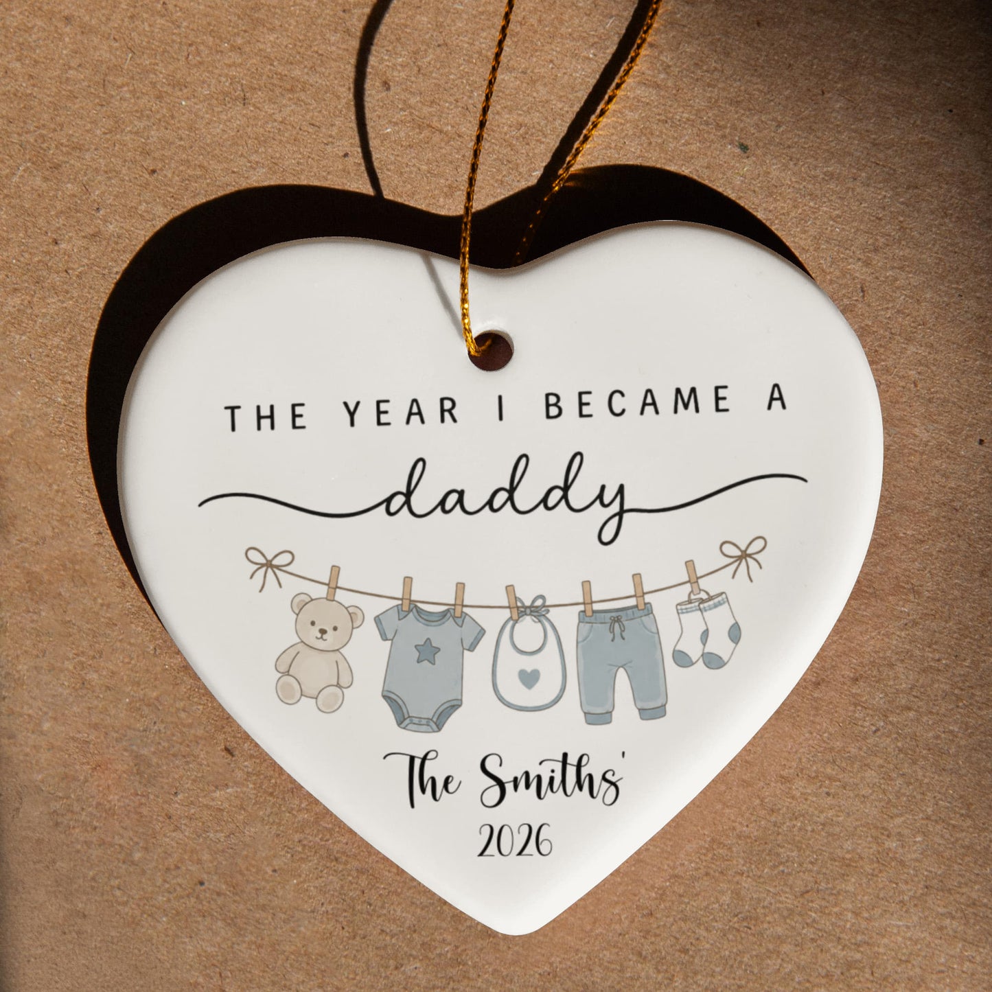 1st Christmas As Dad Ornament