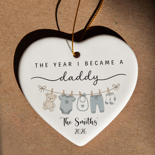 1st Christmas As Dad Ornament