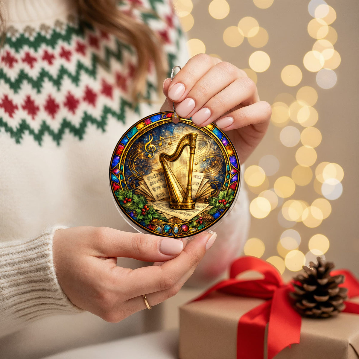 Acrylic Circle Ornament