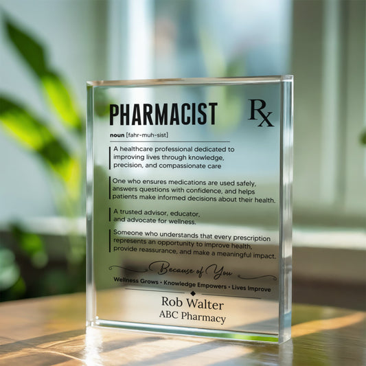 Pharmacist Definition Plaque