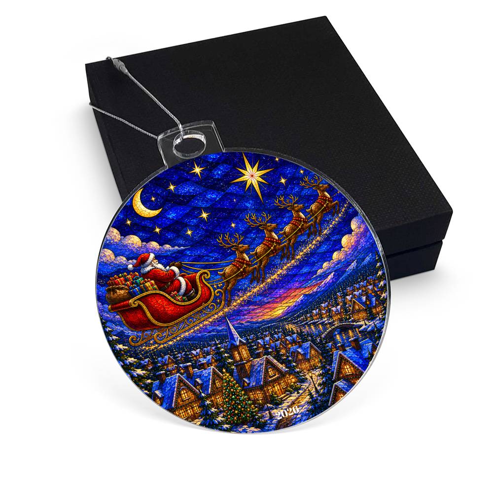 Santa Christmas Ornament