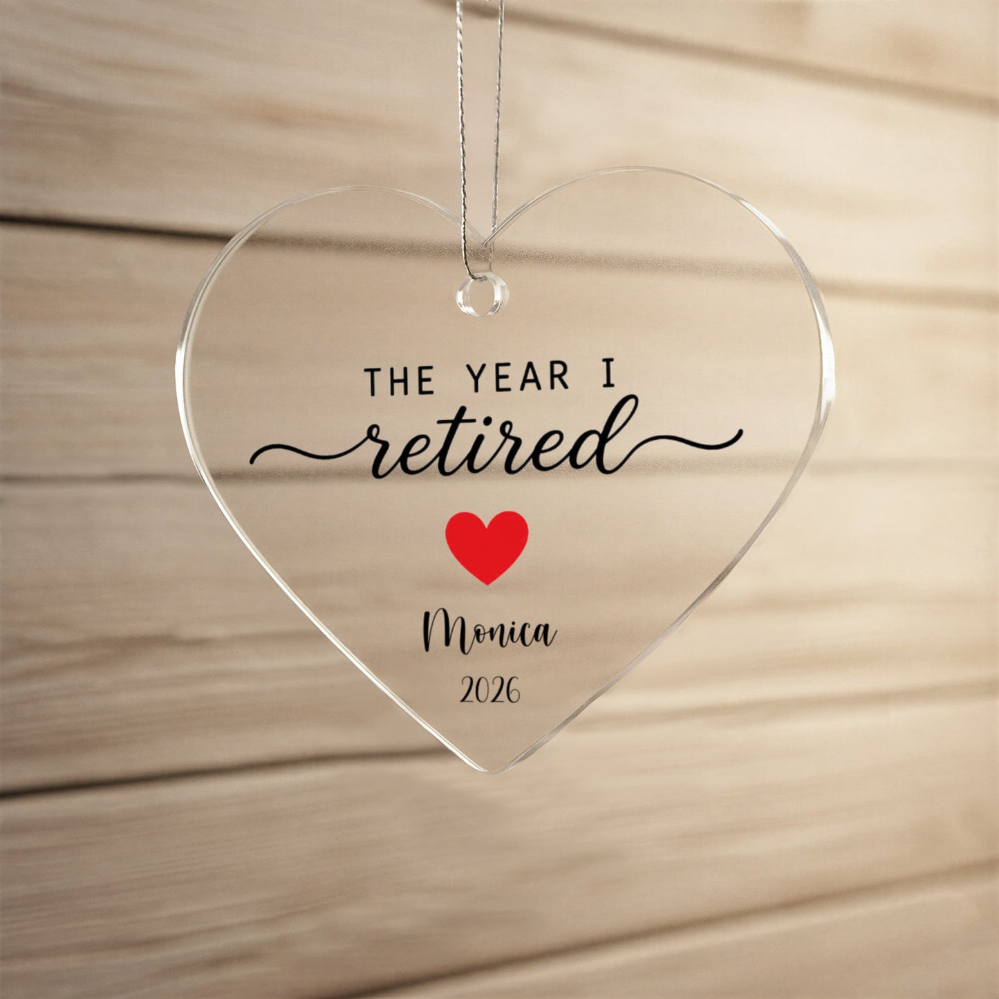 The Year I Retired Christmas Ornament