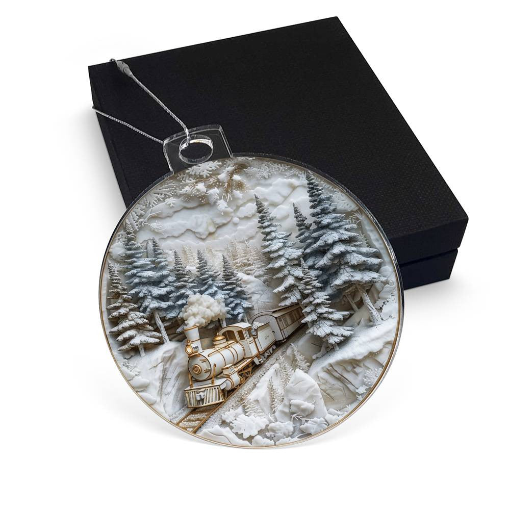 Acrylic Christmas Ornament-[Heartfelt Family Gift]