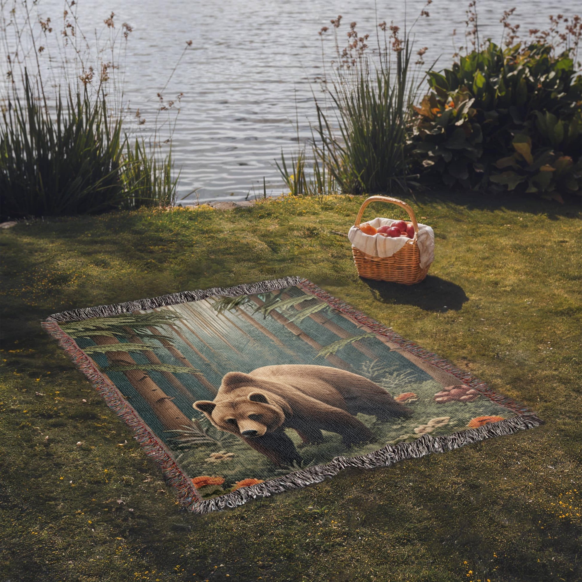 Grizzly Bear Blanket-[Heartfelt Family Gift]