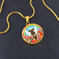 Pug Dog Engraved Memorial Rainbow Bridge Necklace-[Heartfelt Family Gift]