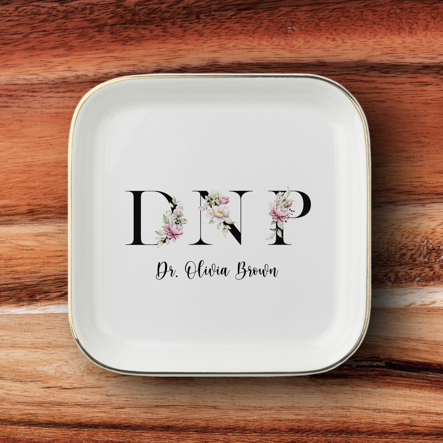 DNP Jewelry Dish, Doctor of Nursing Graduation Gift