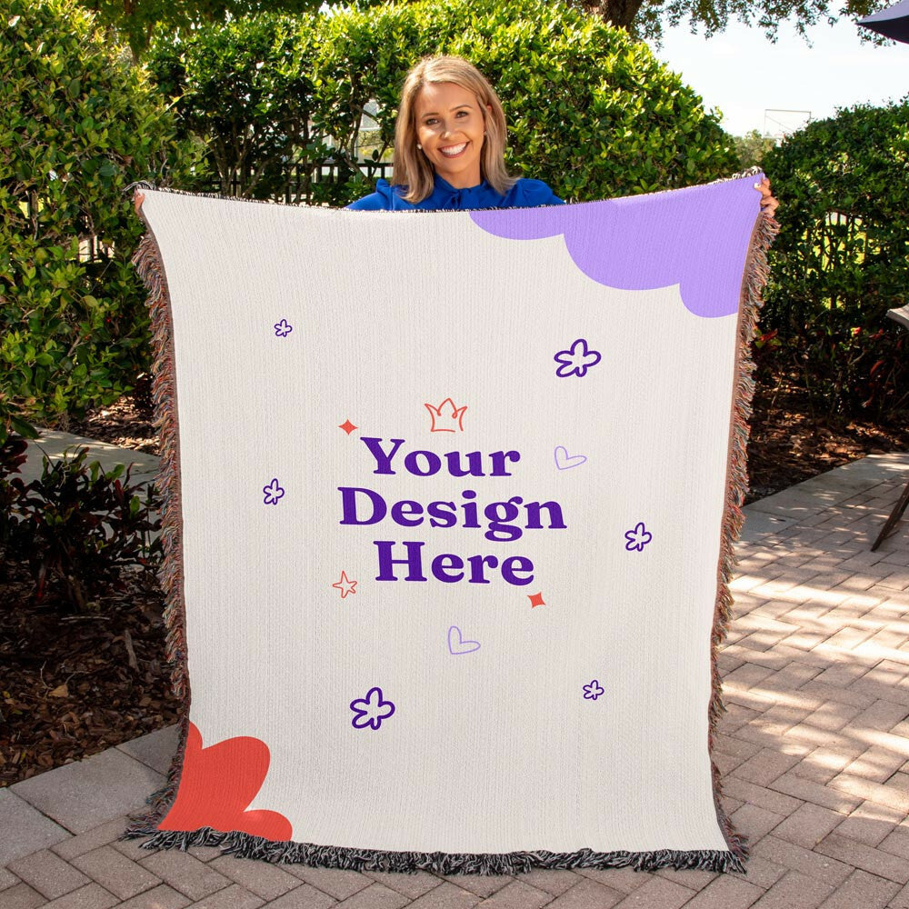 Boyfriends Mom Blanket Woven Cotton Couch Throw-[Heartfelt Family Gift]