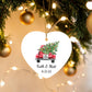1st Christmas Married Heart Ornament-[Heartfelt Family Gift]