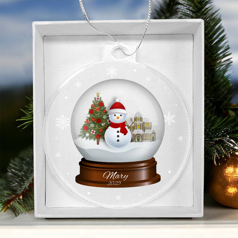 Snowglobe Christmas Ornament