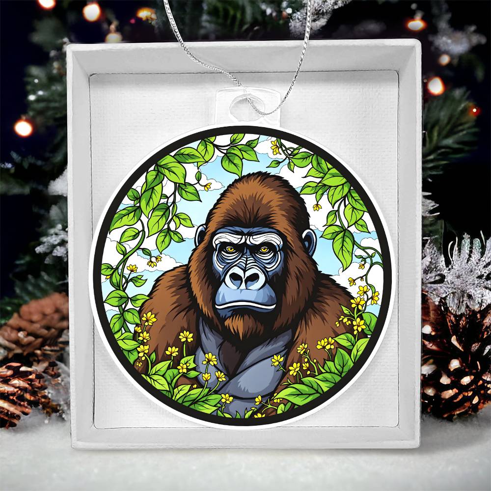 Jungle Safari Animals Christmas Ornament
