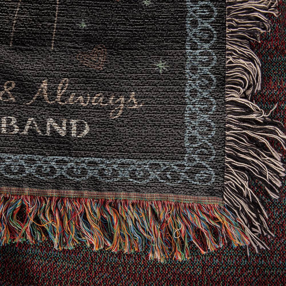 To my wife- Heirloom Woven Blanket 50x60-[Heartfelt Family Gift]