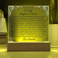 Boyfriends Parents Acrylic Plaque-[Heartfelt Family Gift]