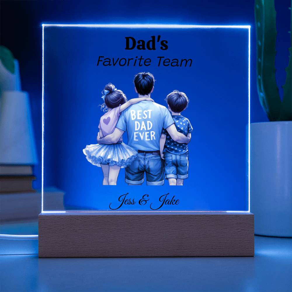 Custom Plaque for Dad Gift-[Heartfelt Family Gift]